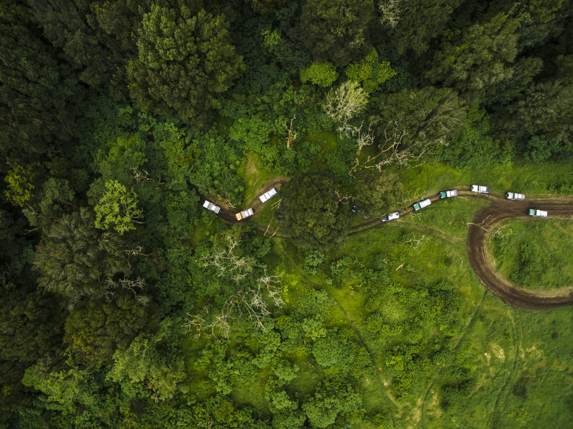 Aerial view of Bali